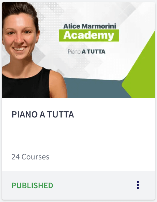 Piano A TUTTA Alice Marmorini Academy