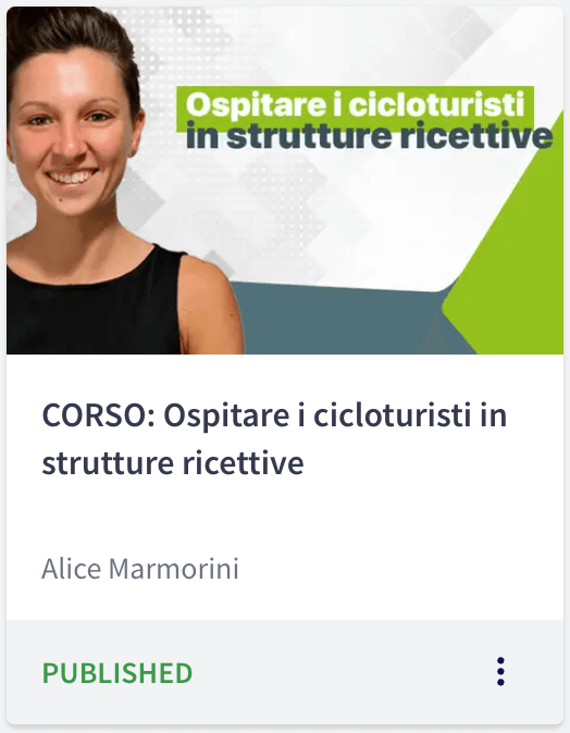 Corso "Ospitare cicloturisti in strutture ricettive"
