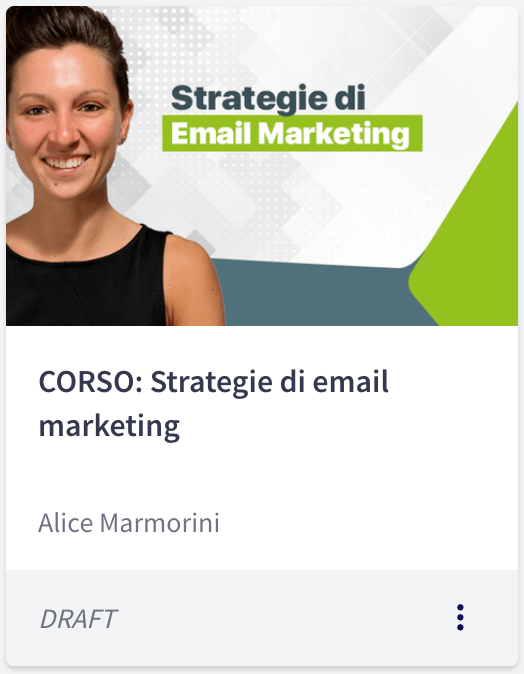Corso "Strategie di email marketing"